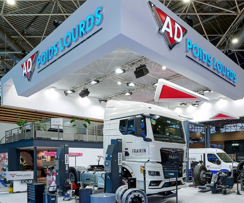 Autodistribution Poids Lourds - Stand sur mesure - Solutrans Lyon 2023