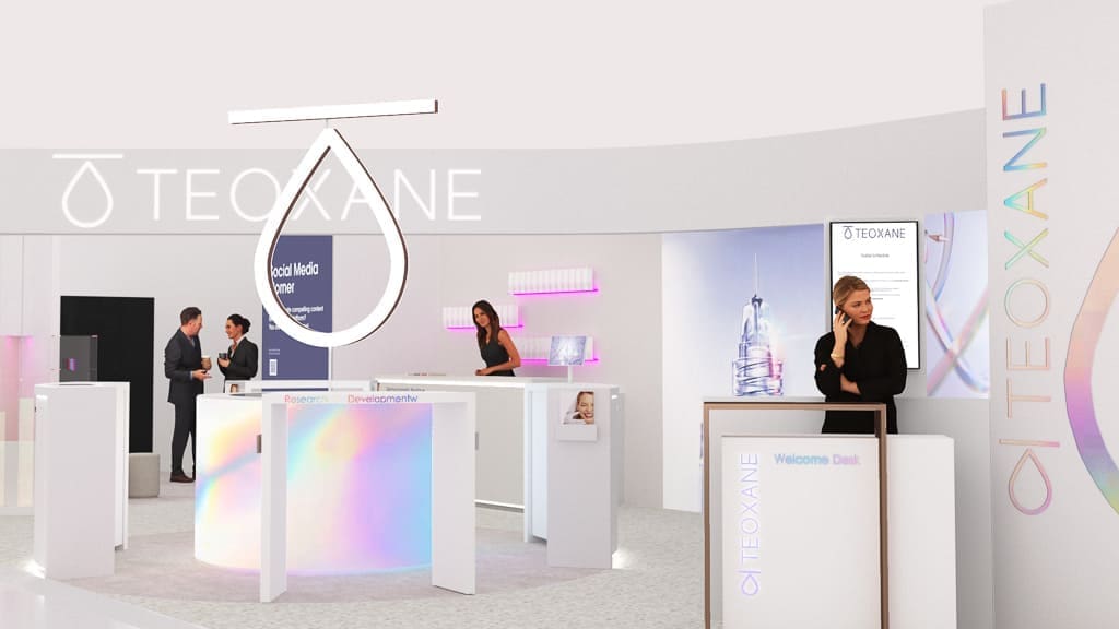 Teoxane - Custom-made stand - IMCAS 2024