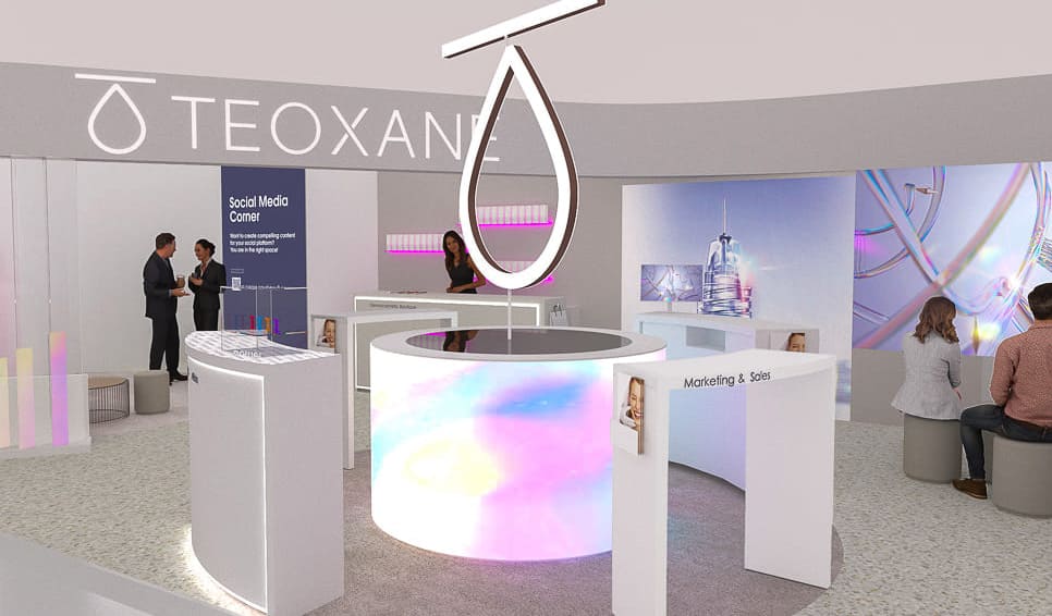 Teoxane – Custom-made stand – IMCAS 2024
