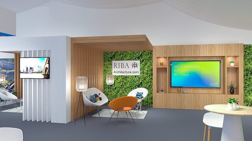 Pavillon London MPIM 2024 - Vue 3D - Espace exposant