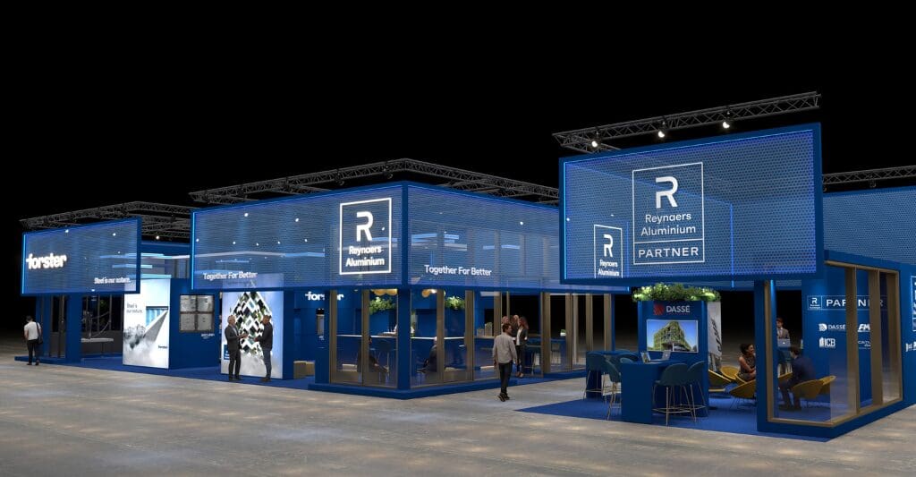 ReynaersGroup - Batimat 2026 - Stand Réutilisable - 3D